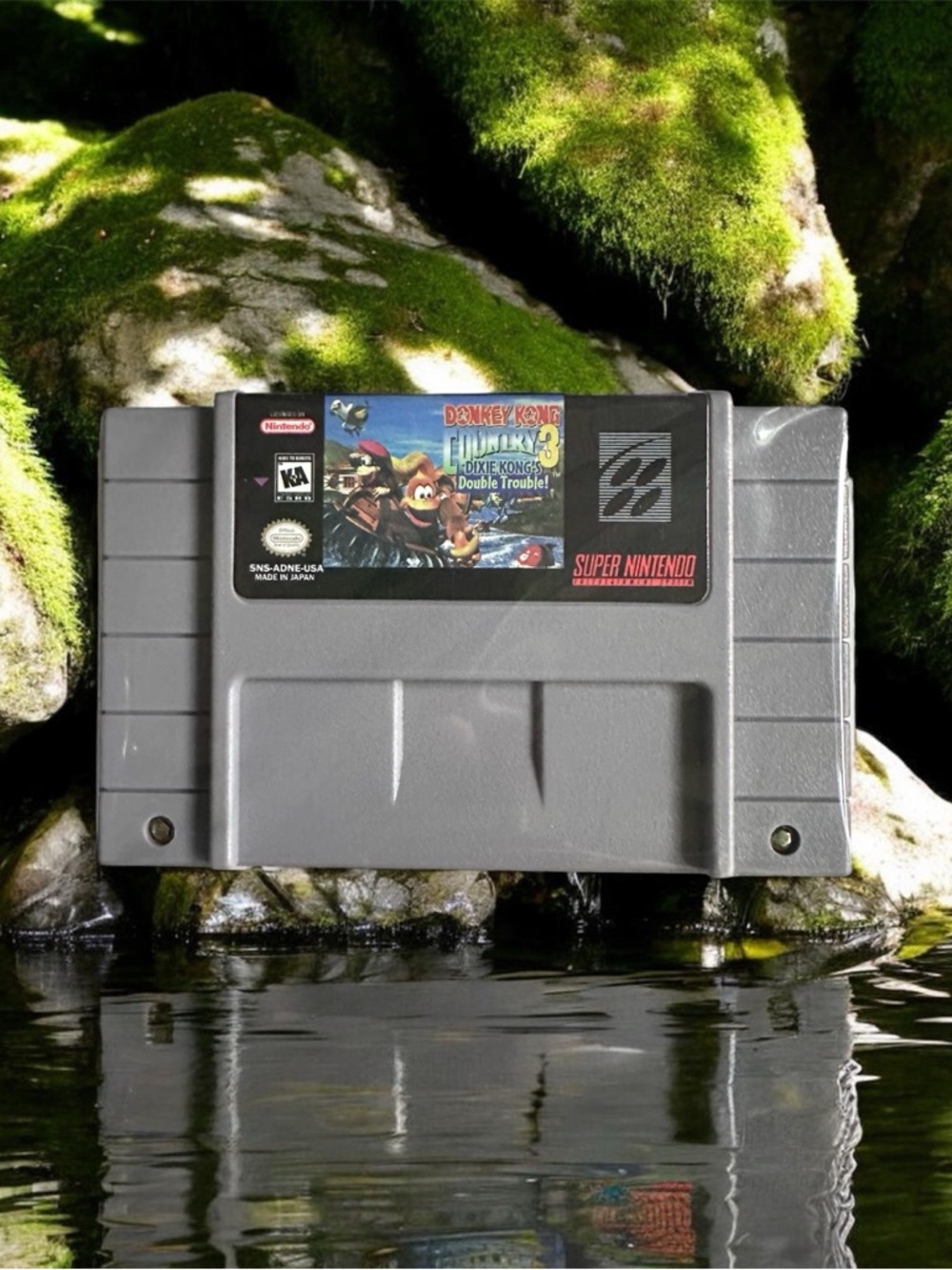 Super Nintendo Donkey Kong Country 3 Cartridge - Gray